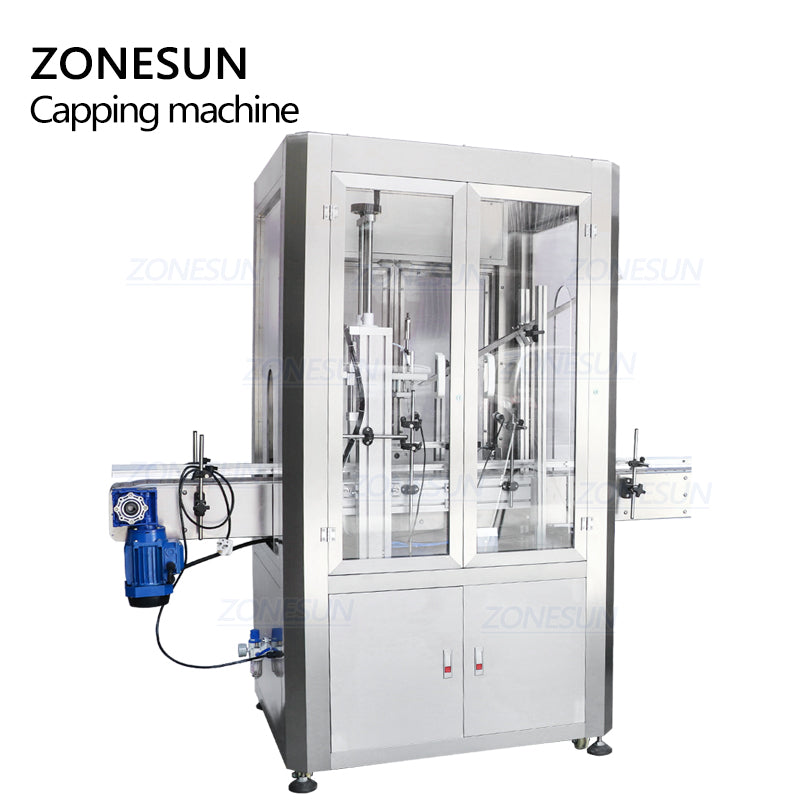 ZONESUN ZS-XG16D Automatic Cork Press Capping Machine with Dust Cover