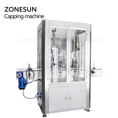 ZONESUN ZS-XG16D Automatic Cork Press Capping Machine with Dust Cover