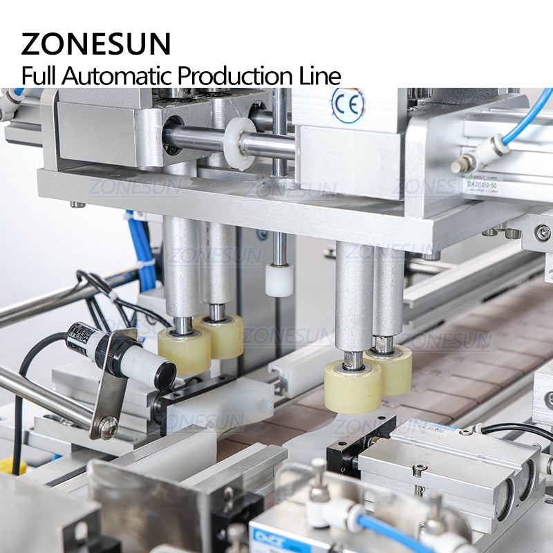 ZONESUN ZS-FAL180R8 Auto Round Bottle Filling Capping Labeling Line
