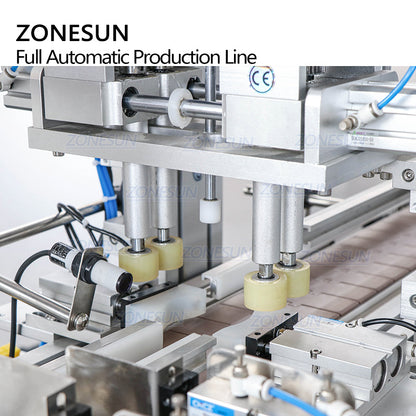 ZONESUN ZS-FAL180R8 Auto Round Bottle Filling Capping Labeling Line