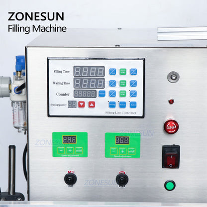 ZONESUN ZS-DTDP20-2 Dual Head Desktop Liquid Filling Machine