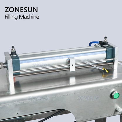 ZONESUN ZS-GY1C Pneumatic Paste & Liquid Filling Machine with Conveyor