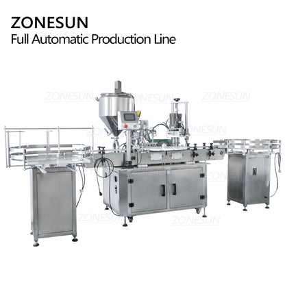 ZONESUN Small Vial Liquid Filling & Capping Automatic Production Line