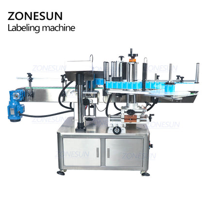 ZONESUN ZS-TB260 Double Side Round Bottle Labeling Machine