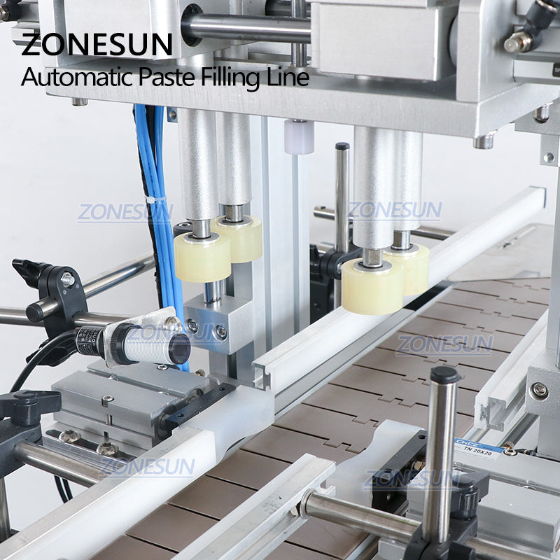 ZONESUN ZS-FAL180C8 Desktop Paste Filling Capping Labeling Machine