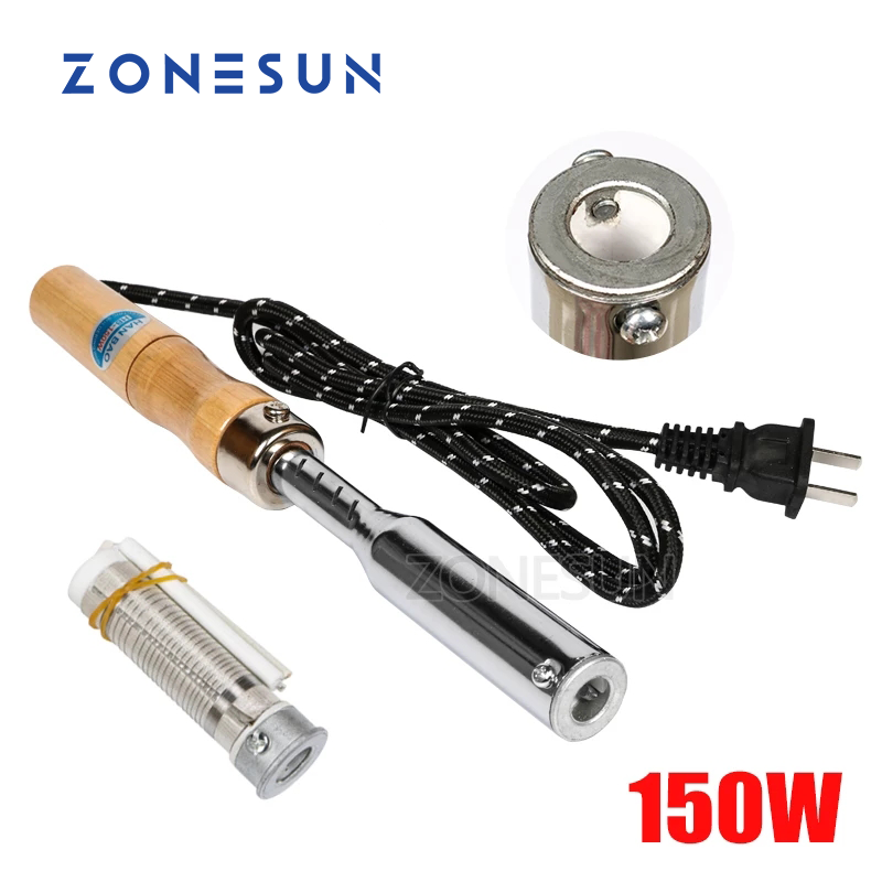 ZONESUN Hand‑held Soldering Iron Hot Foil Stamping Machine – Portable