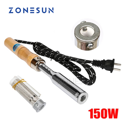 ZONESUN Hand‑held Soldering Iron Hot Foil Stamping Machine – Portable