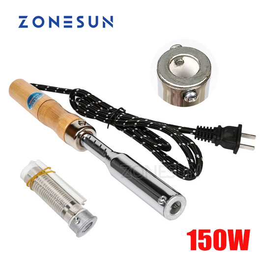 ZONESUN Hand‑held Soldering Iron Hot Foil Stamping Machine – Portable