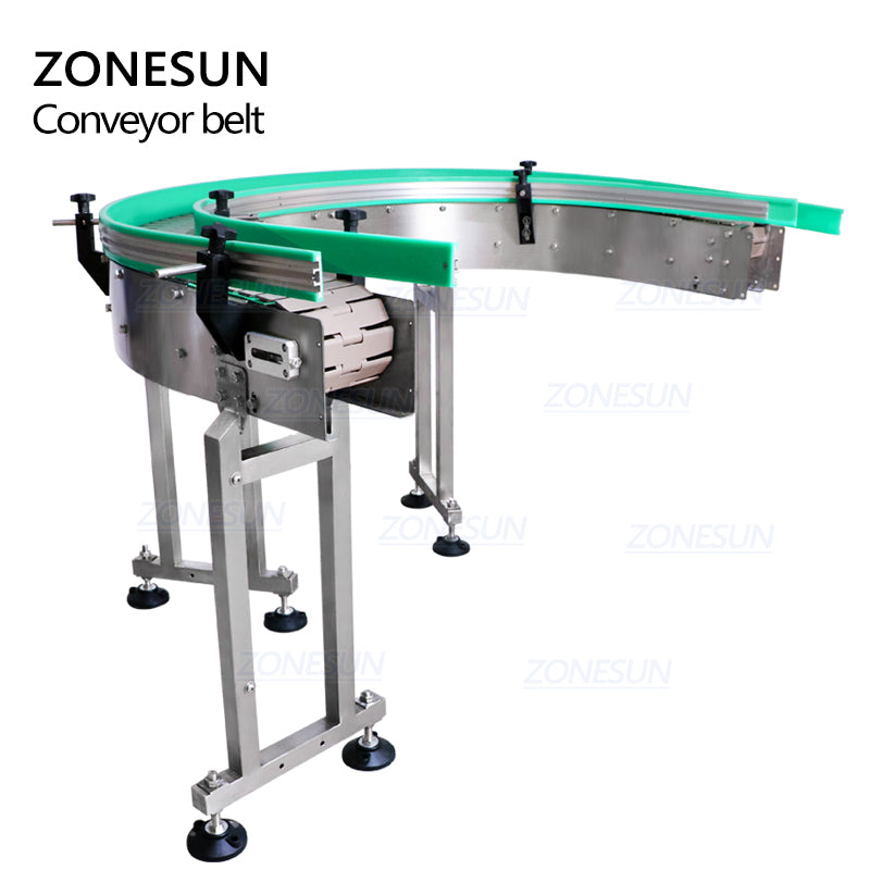 ZONESUN ZS-CBU150 Custom U Shape Chain Conveyor Belt For Line