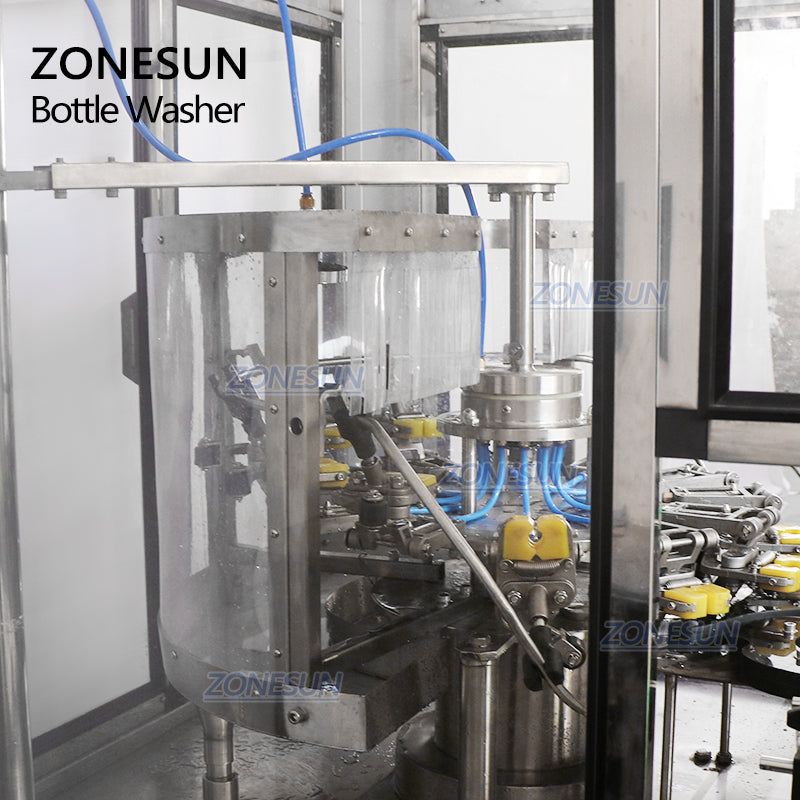 ZONESUN ZS-WB12 Automatic Rotary Bottle Washing Machine