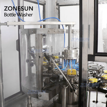 ZONESUN ZS-WB12 Automatic Rotary Bottle Washing Machine