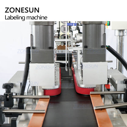 ZONESUN ZS-TB113B Automatic Top & Bottom Flat Surface Labeling Machine