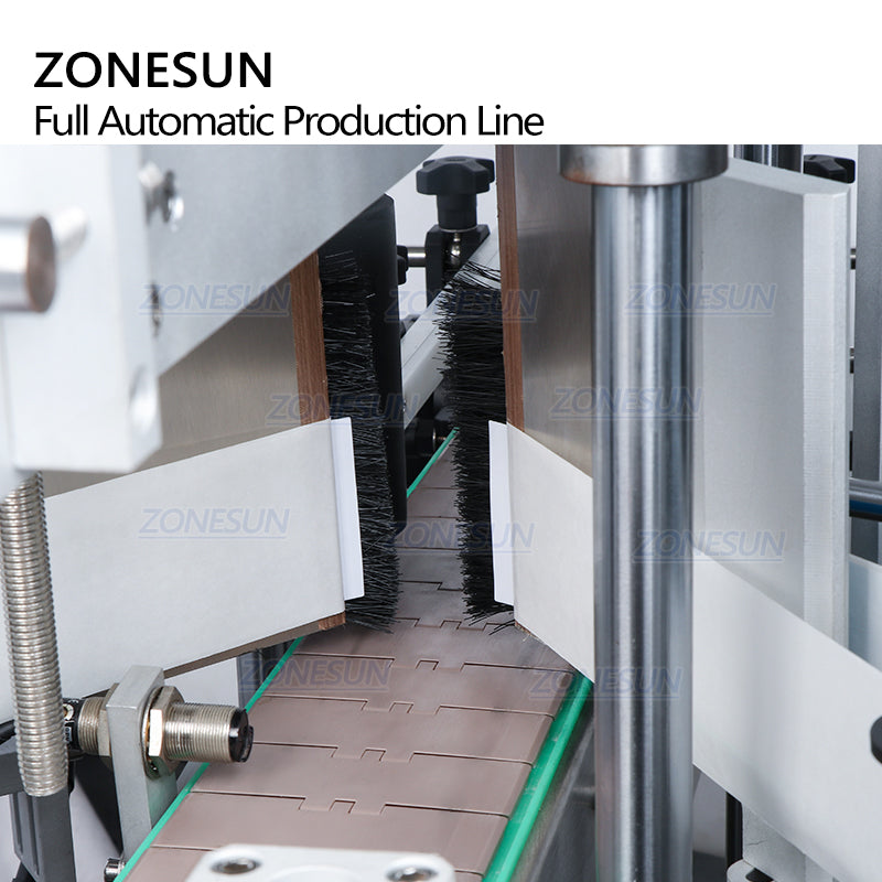 ZONESUN ZS-FAL180C9 Auto Square Bottle Filling Capping Labeling Line