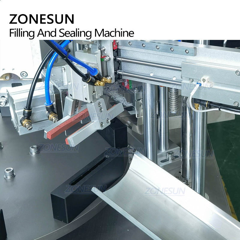 ZONESUN ZS-FS50U Auto 4-Head Ceramic Pump Tube Filling Sealing Machine