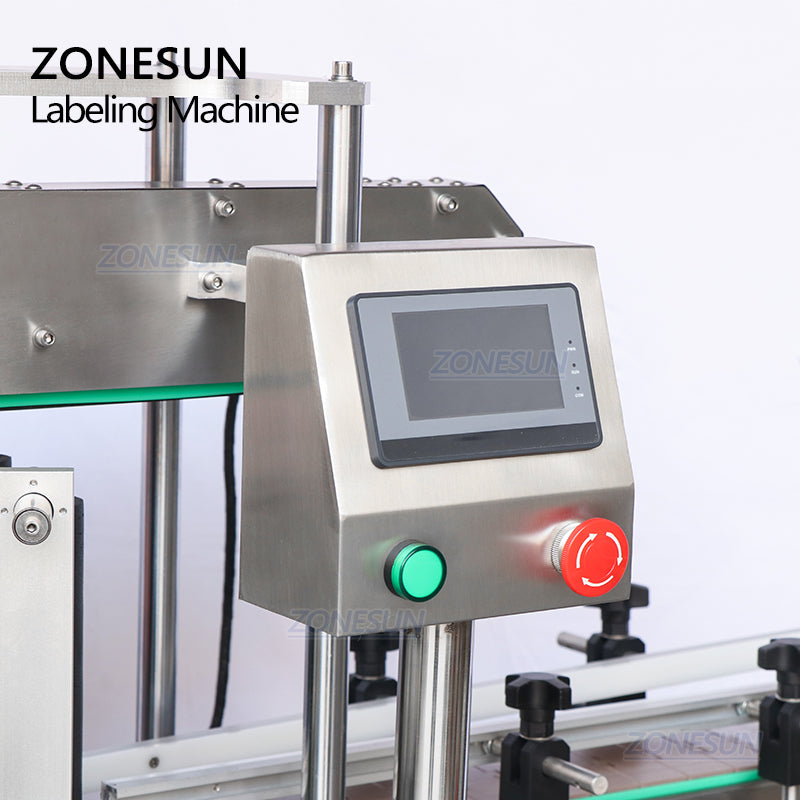 ZONESUN ZS-TB300V Automatic Double Side Square Bottle Labeling Machine