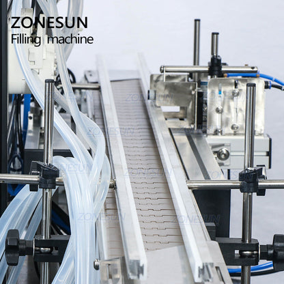 ZONESUN 3‑4000 ml Automatic Peristaltic Pump Liquid Filling Machine