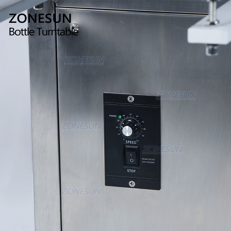 ZONESUN ZS-LP600Z Tabletop Rotary Bottle Unscrambler for Filling Lines