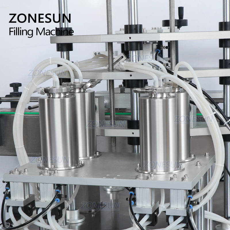 ZONESUN ZS-YTZL4A Riempitrice per liquidi sottovuoto a 4 teste Riempitrice per bottiglie Enolmatic