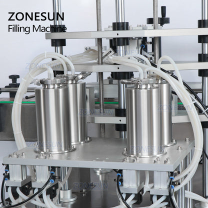 ZONESUN ZS-YTZL4A Riempitrice per liquidi sottovuoto a 4 teste Riempitrice per bottiglie Enolmatic