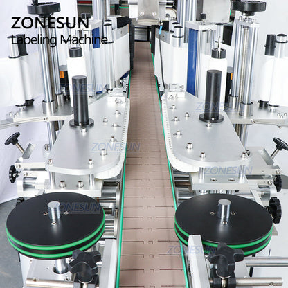 ZONESUN ZS-TB300Z Dual-Side Labeling Machine for Square&Round Bottles