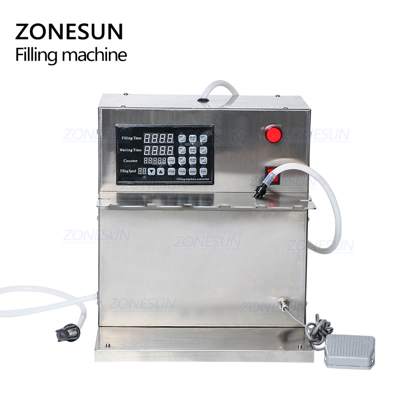 ZONESUN Spout Pouch Diaphragm Pump Automatic Liquid Filling Machine