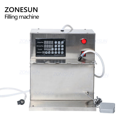 ZONESUN Spout Pouch Diaphragm Pump Automatic Liquid Filling Machine