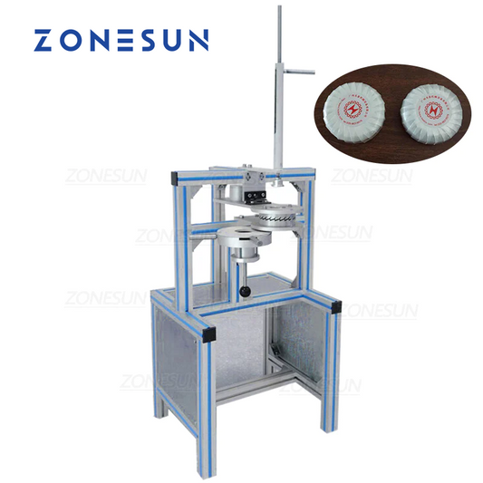 ZONESUN ZS-PK940 Manual Pleated Wrapping Machine for Round Soap Balls