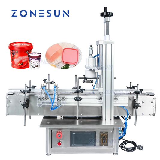 ZONESUN ZS-XG1870D Pneumatic Auto Cap Pressing Machine