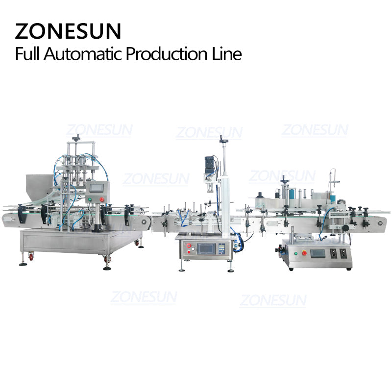 ZONESUN ZS-FAL180C5 Desktop Liquid Filling Capping Labeling Machine