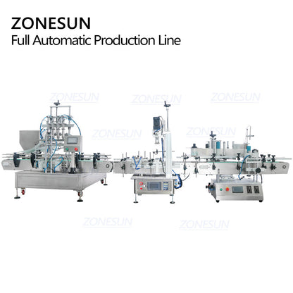 ZONESUN ZS-FAL180C5 Desktop Liquid Filling Capping Labeling Machine