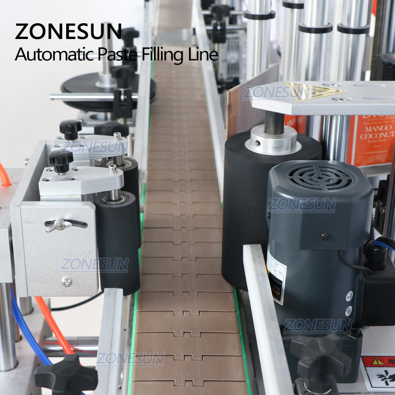 ZONESUN ZS-FAL180R10 Automatic Paste Filling Capping Labeling Machine