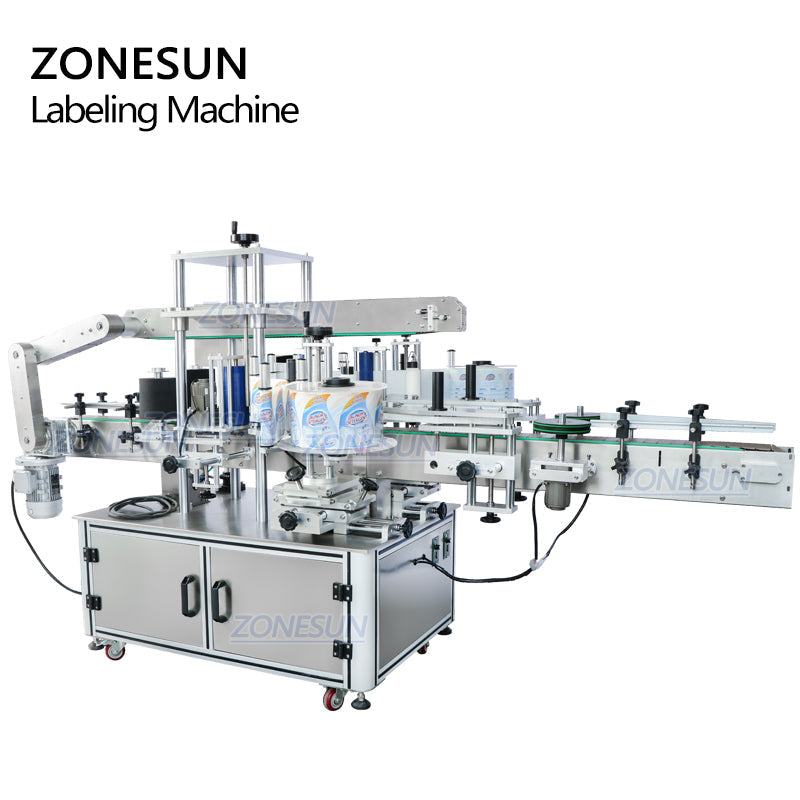 ZONESUN ZS-TB300Z Dual-Side Labeling Machine for Square&Round Bottles