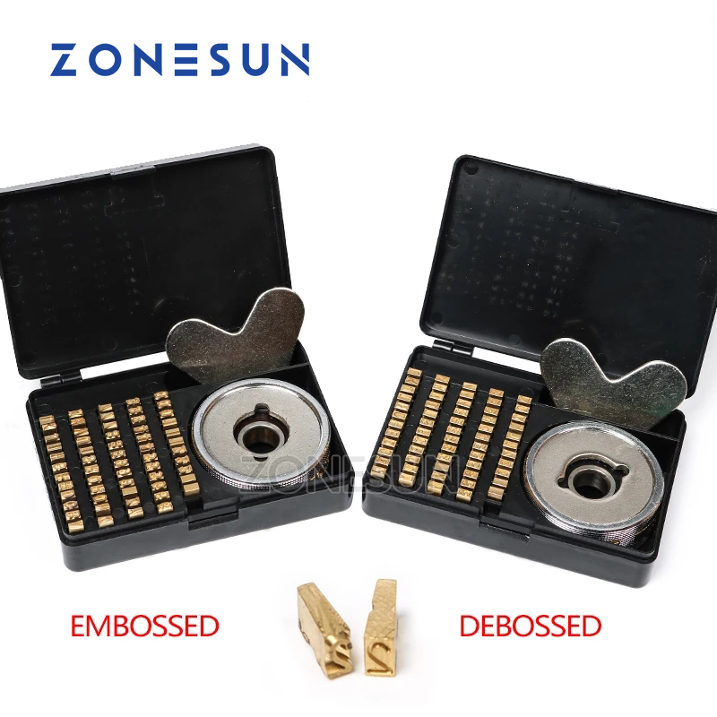 ZONESUN Heat Stamping Alphabet Set for FR900 & FR770 Sealers