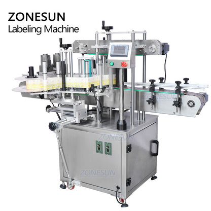 ZONESUN ZS-TB300V Automatic Double Side Square Bottle Labeling Machine