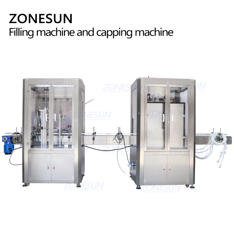 ZONESUN ZS-FAL180AD 6-Head Liquid Filling & Cork Pressing Machine