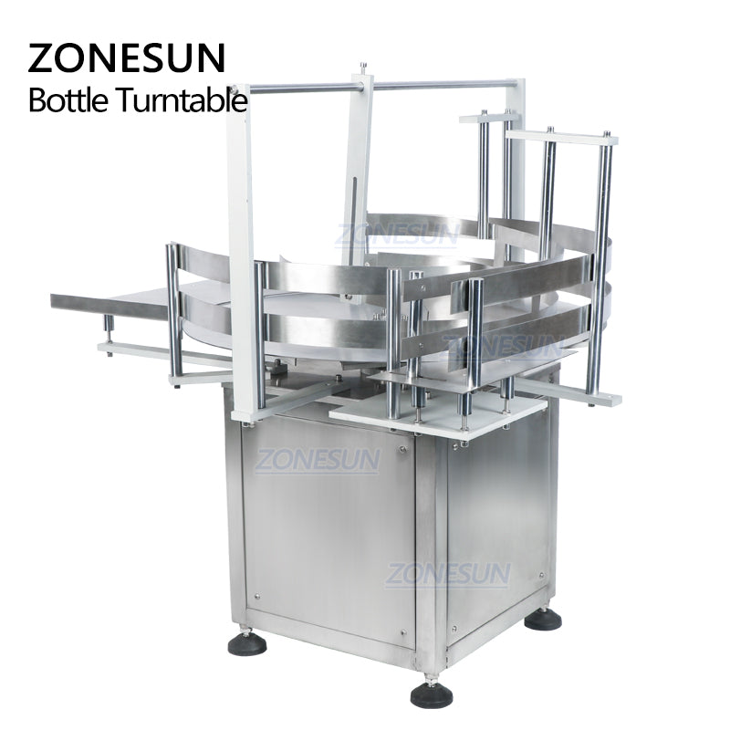 ZONESUN ZS-LP600Z Tabletop Rotary Bottle Unscrambler for Filling Lines