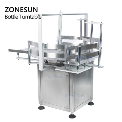 ZONESUN ZS-LP600Z Tabletop Rotary Bottle Unscrambler for Filling Lines