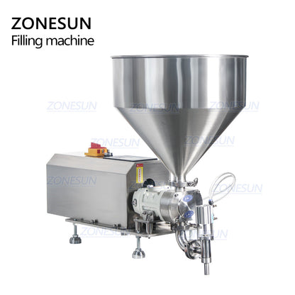 ZONESUN ZS-RPGT900 Rotor Pump Paste Filling Machine for Thick Liquids