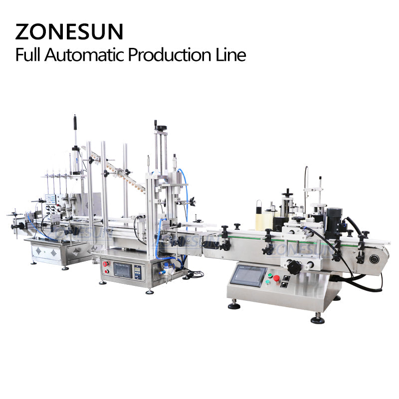 ZONESUN ZS-FAL180C Tabletop Magnetic Pump bottleing Line