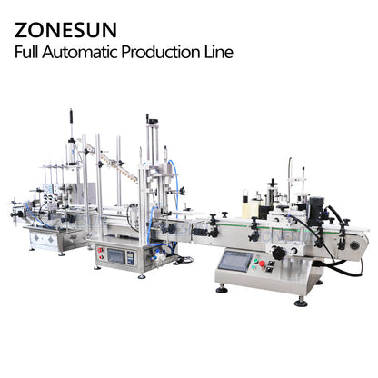 ZONESUN ZS-FAL180C Tabletop Magnetic Pump bottleing Line