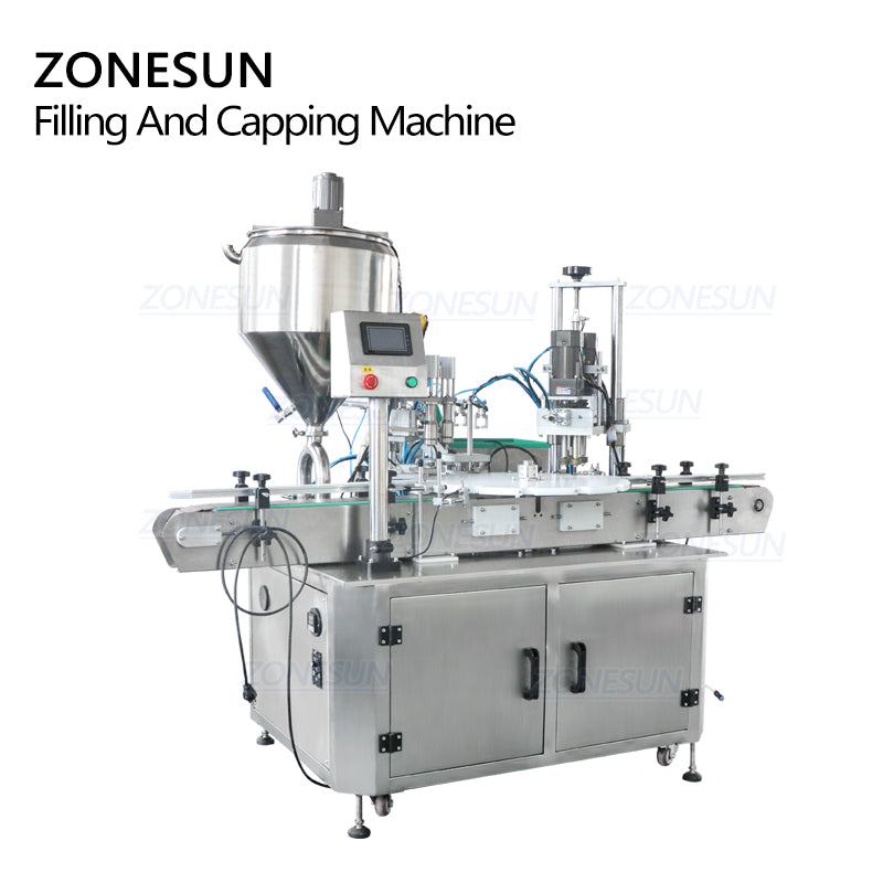 ZONESUN ZS-AFC3 Automatic Vial Filling Capping Machine with Heating