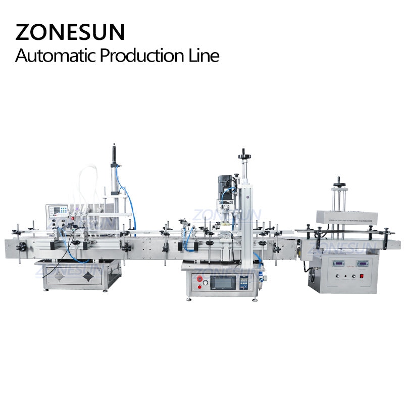 ZONESUN ZS-FAL180S Table Liquid Filling Capping Sealing Machine Line