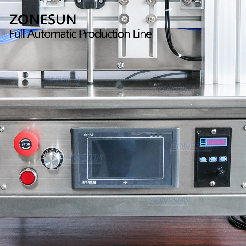 ZONESUN ZS-FAL180C2 Desktop 4-Nozzle Filling Capping Labeling Machine
