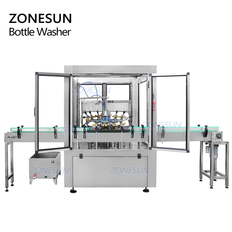 ZONESUN ZS-WB12 Automatic Rotary Bottle Washing Machine