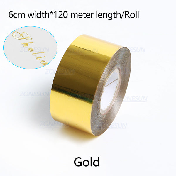 ZONESUN 6cm Hot Foil Paper for Gift Boxes & Packaging Decoration