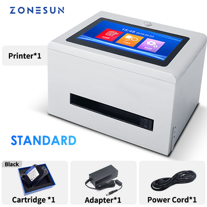 ZONESUN ZS-TIP127 Tabletop Inkjet Date Code and Pattern Printer