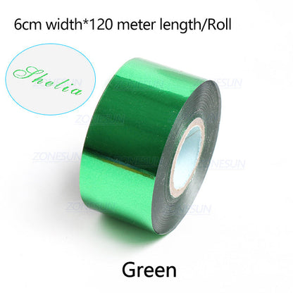 ZONESUN 6cm Hot Foil Paper for Gift Boxes & Packaging Decoration