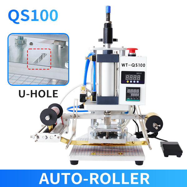 ZONESUN ZS-QS100 Pneumatic Hot Stamping Machine for Multiple Materials