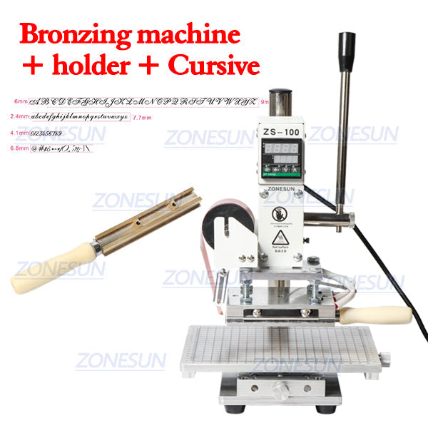 ZONESUN ZS‑100C Hot Stamping Machine with Removable Workbench