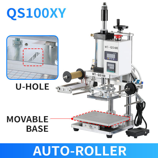 ZONESUN ZS-QS100 Pneumatic Hot Stamping Machine for Multiple Materials